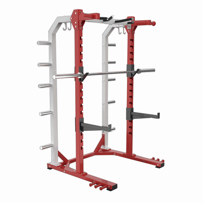 Q235 Rectangular Tube Steel Gym Equipment Squat Rack met afmetingen 1320*1680*2320