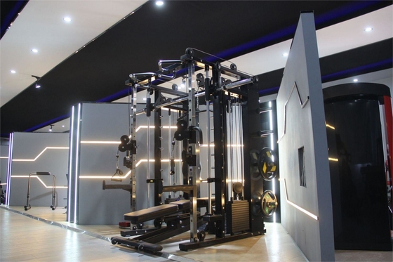 Krachttraining Multifunctionele Smith Machine met Weight Stack Cable Crossover Machine
