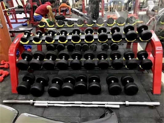 Indoor Dumbbell Rack voor gewichtstraining Kabel Gewichtsstapel Drive Fitnessapparatuur
