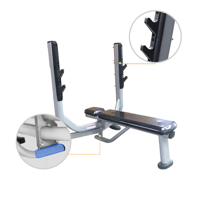 Medium Loader Weight Bench voor commerciële platte stalen bank Home Gym Fitness Equipment