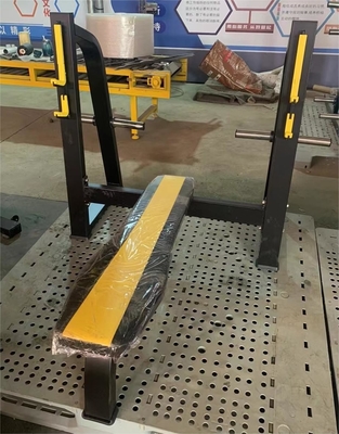 Medium Loader Weight Bench voor commerciële platte stalen bank Home Gym Fitness Equipment