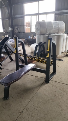 Medium Loader Weight Bench voor commerciële platte stalen bank Home Gym Fitness Equipment