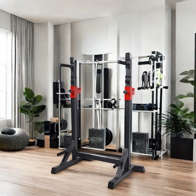 Commerciële fitnessapparatuur voor thuisgymnasium Multifunctionele powerrack voor interieurontwerp
