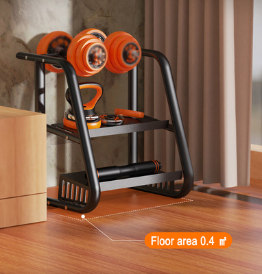 Bodybuilding Fitness Opvouwbaar 2 Tier Dumbbell Rack Kettlebell Rack voor fitnessapparatuur