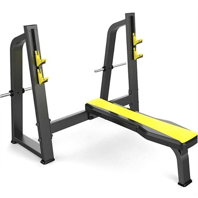 Stalen medium loader Fitness apparatuur Schouder borstpers met platte gewichtsbank