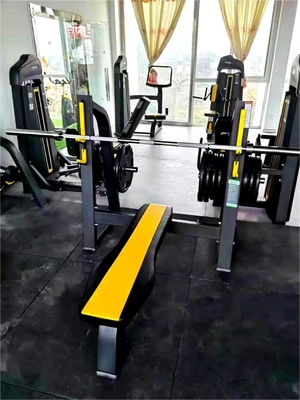 Stalen medium loader Fitness apparatuur Schouder borstpers met platte gewichtsbank