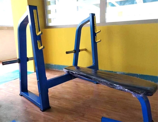 Stalen medium loader Fitness apparatuur Schouder borstpers met platte gewichtsbank