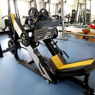 Indoor gymapparatuur 45 graden Leg Press Plate geladen machine voor krachttraining