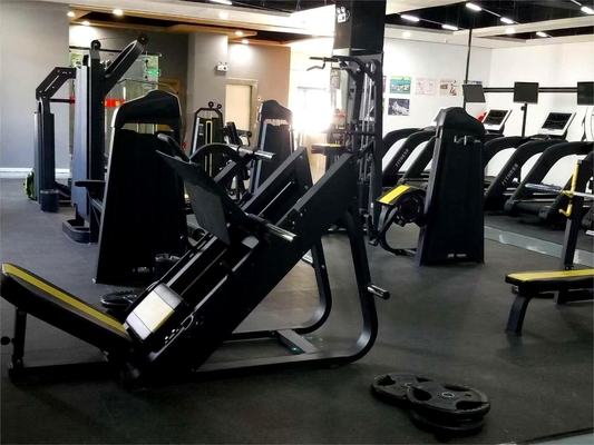 Indoor gymapparatuur 45 graden Leg Press Plate geladen machine voor krachttraining