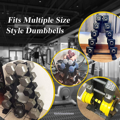 Vele lagen opslaghouder draagbare dumbbell rack fitness toren stand voor commerciële