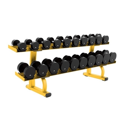 Gewichtsstapel 20,6 kg haltersets rek voor fitnesscentrum Gratis 2 lagen haltersets