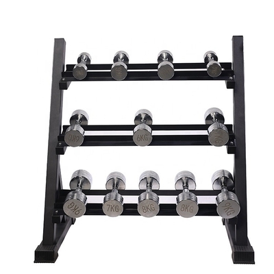 Gymost Fitness-apparatuur Halterrek 3 Tier Twee laag elektrostatisch poedercoating