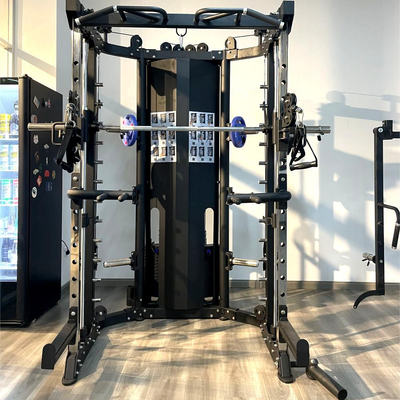Commerciële fitnessapparatuur Multifunctionele Smith Machine Rack met aangepast logo