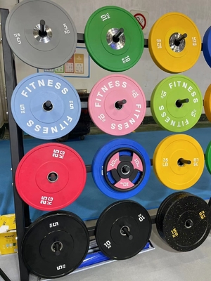 Duurzaam gietijzeren barbell gewichtheffen plaat voor aangepaste logo fitness apparatuur
