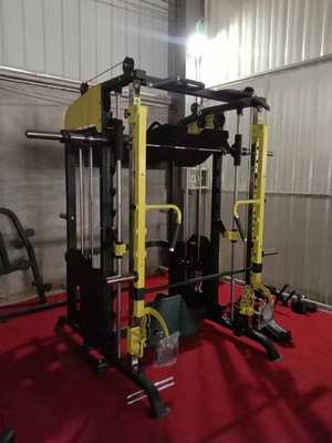 1753*2350*2176mm Dezhou Training Machine Kabel Crossover Multifunctionele Smith Machine