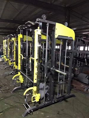 1753*2350*2176mm Dezhou Training Machine Kabel Crossover Multifunctionele Smith Machine