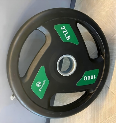 Commerciële unisex gewichtstrainingsapparatuur met met ijzer en rubber beklede gewichtsplaten