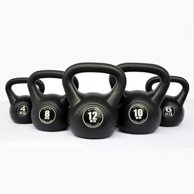 Draagbare Kettlebell voor gratis gewichtstraining Rubber coated Fitness oefening lichaam