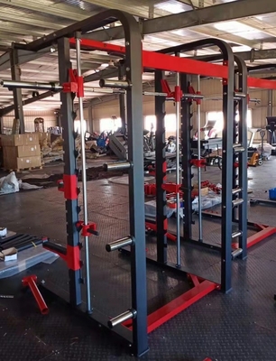 Rectangular Tube Steel Q235 Multi Functional Fitness Squat Rack voor krachttraining