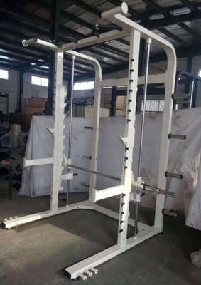 Rectangular Tube Steel Q235 Multi Functional Fitness Squat Rack voor krachttraining