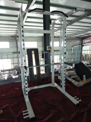 Rectangular Tube Steel Q235 Multi Functional Fitness Squat Rack voor krachttraining