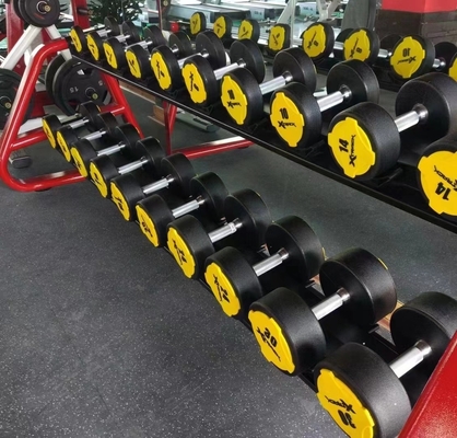Gepersonaliseerd logo gym fitness apparatuur rubberen dekmantel voor marktvraag