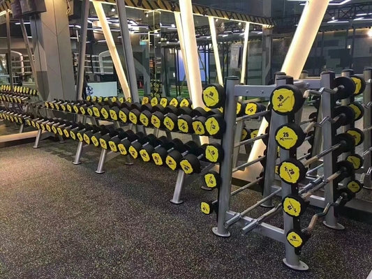 Gepersonaliseerd logo gym fitness apparatuur rubberen dekmantel voor marktvraag