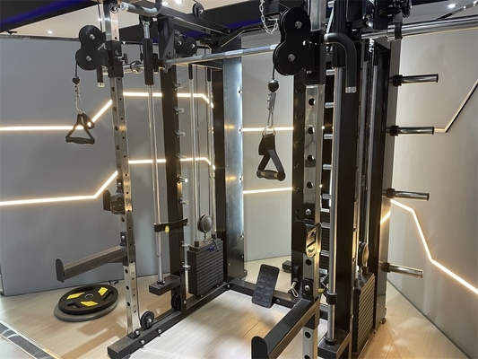 Fitnesscentrum aangepast logo beschikbaard Smith Machine Fitness Cable Crossover Banken