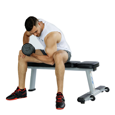 Commerciële Fitness Flat Bench met 18,5 kg gewichtsstapel en aanpasbaar logo