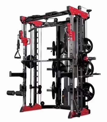 Hot Multi Function Home Smith Machine met gewichtsstapel 1500*2000*2250mm TIG-lassen