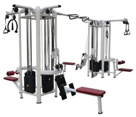 8 stations Functionele trainer Gymapparatuur voor unisex Optioneel Selecteerbare frame kleur