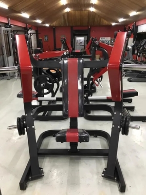 Plaatbeladen borstpers voor fitness oefening Lichaamsrugverlenging en schouder oefening