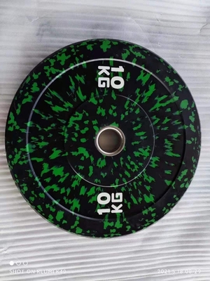 15lb 30lb 45lb Gym Rubber Weight Platen Set voor Customized Logo Free Weight Training