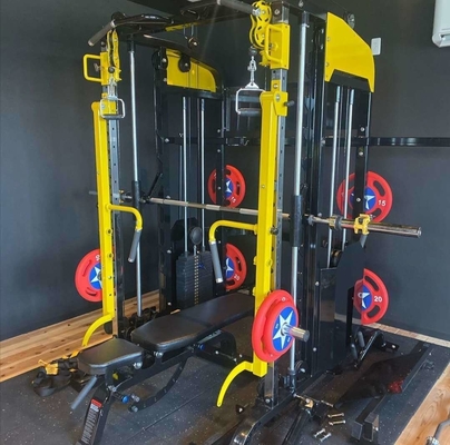 Home Commercial Multi Station Gym Equipment met aangepast logo en 400kg gewichtsstapel