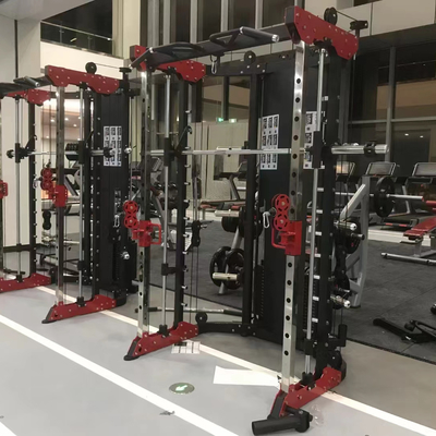 Commercieel/thuis Smith Trainer Bodybuilding Squat Rack met twee lagen poedercoating