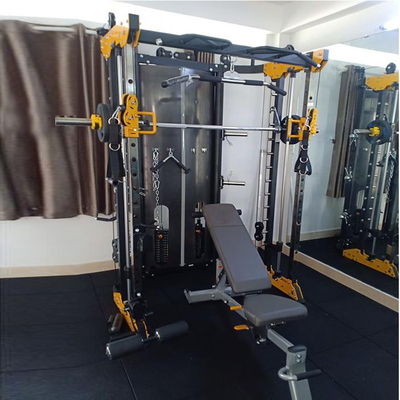 Commercieel/thuis Smith Trainer Bodybuilding Squat Rack met twee lagen poedercoating
