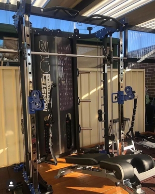 Commercieel/thuis Smith Trainer Bodybuilding Squat Rack met twee lagen poedercoating