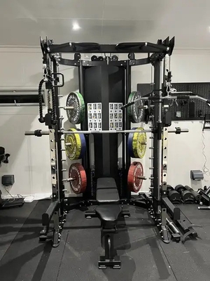 Commercieel/thuis Smith Trainer Bodybuilding Squat Rack met twee lagen poedercoating
