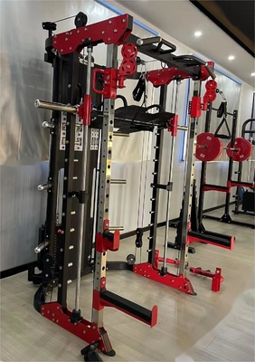 Commercieel/thuis Smith Trainer Bodybuilding Squat Rack met twee lagen poedercoating