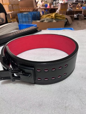 Verstelbare Cinturon Gewichtheffen Gym Belt Ledersteun 13 MM hefboom Krachttheffen Gordel