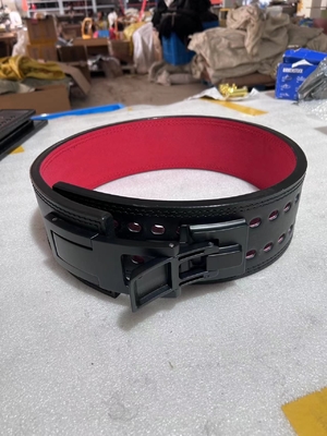 Verstelbare Cinturon Gewichtheffen Gym Belt Ledersteun 13 MM hefboom Krachttheffen Gordel