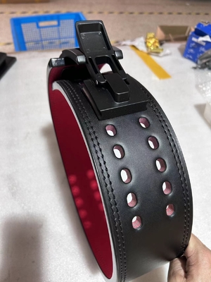 Verstelbare Cinturon Gewichtheffen Gym Belt Ledersteun 13 MM hefboom Krachttheffen Gordel