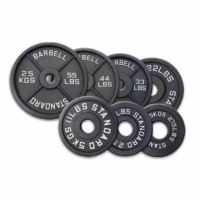 Professionele gietijzeren gewichtsplaten voor krachttraining Unisex thuis gymapparatuur