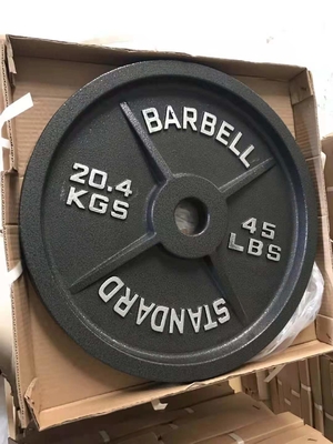 Professionele gietijzeren gewichtsplaten voor krachttraining Unisex thuis gymapparatuur