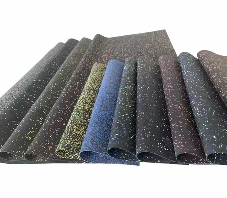 Gym accessoires Rubber vloer mat roll rubber mat voor aangepaste gym vloer