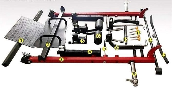 260 kg capaciteit Gymapparatuur Smith Machine Accessoires voor aangepaste trainingen