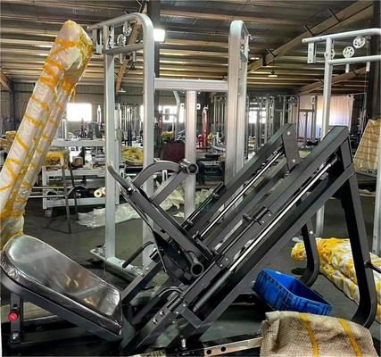 Q235 Plaat geladen Kalf Quads 45 graden Leg Press Hack Slide voor commerciële fitness gym