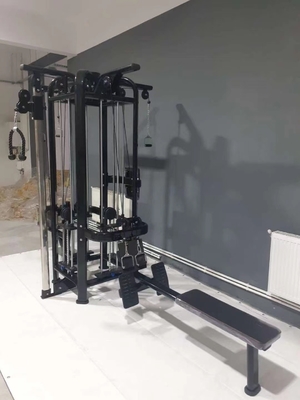 Indoor Gym Home 5 Station Multi Gym Power Rack Pull Up Machine met staalbuis Q235