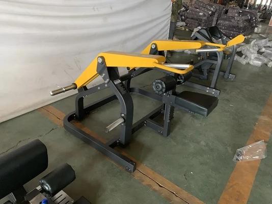 Op maat gemaakte stalen plaat geladen zittende dip triceps persmachine voor krachttraining