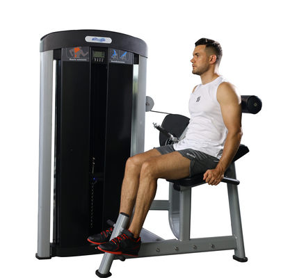 3.0mm buissterkte training binnenshuis zittende kalf ophefmachine met pin load selectie